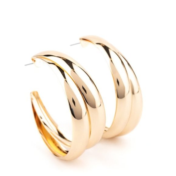 Gypsy Goals - Gold Earrings